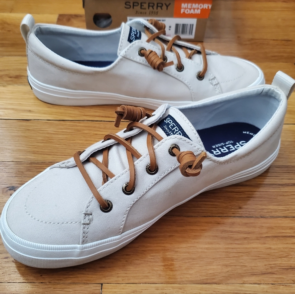 Sperry Womens Crest Vibe Canvas Sneakers Size 7.5 - Picture 11 of 13